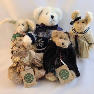 Lot of Boyd's Bears Plush Animals